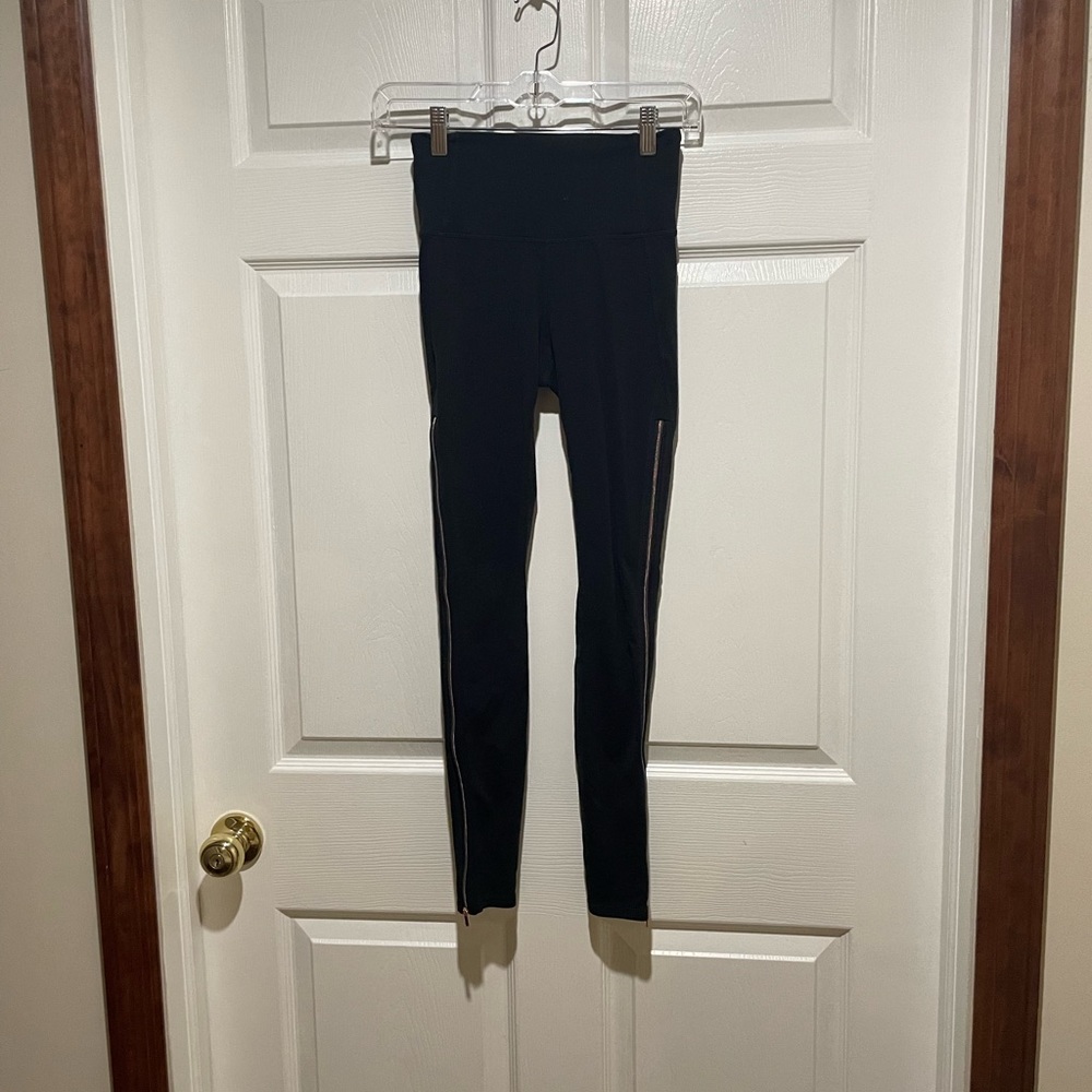 Athleta High Rise Chaturanga Zipper Tights - Picture 3 of 4